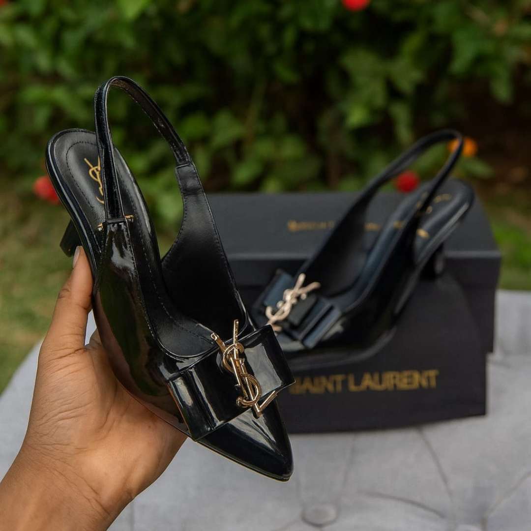 Elegant Black Kitten Heel Shoes For Women – 2.5 Inch Heels