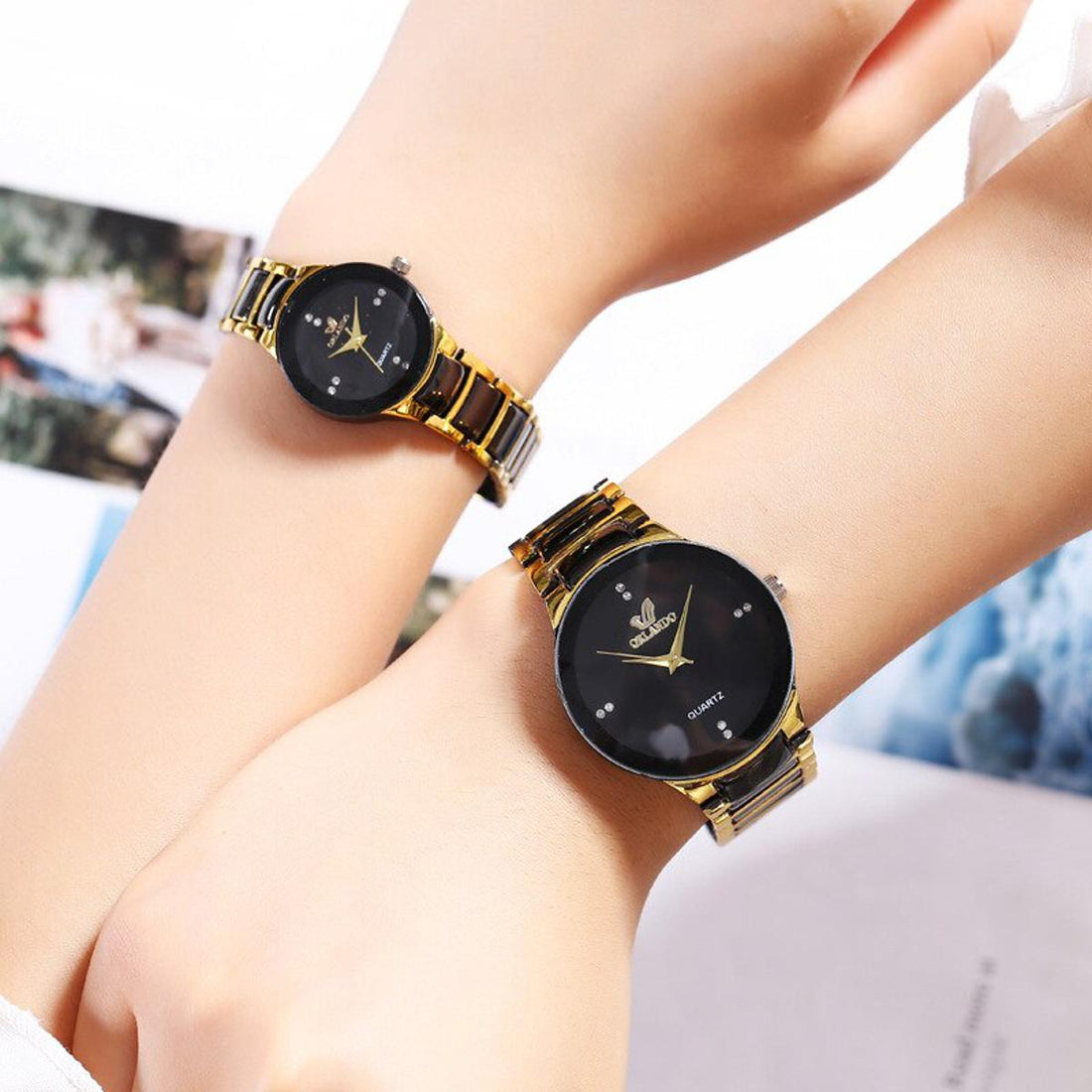 Elegant Couple Watch Set – Luxury