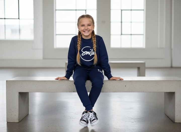 Winter Kids| Full Sleeves Round Neck T-Shirt & Trouser Set – Warm, Stylish & Comfortable Outfit large